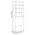 Armario lavadora roble Sonoma 64x24x190