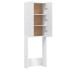 Armario de lavadora blanco 64x25,5x190