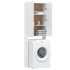 Armario de lavadora blanco 64x25,5x190