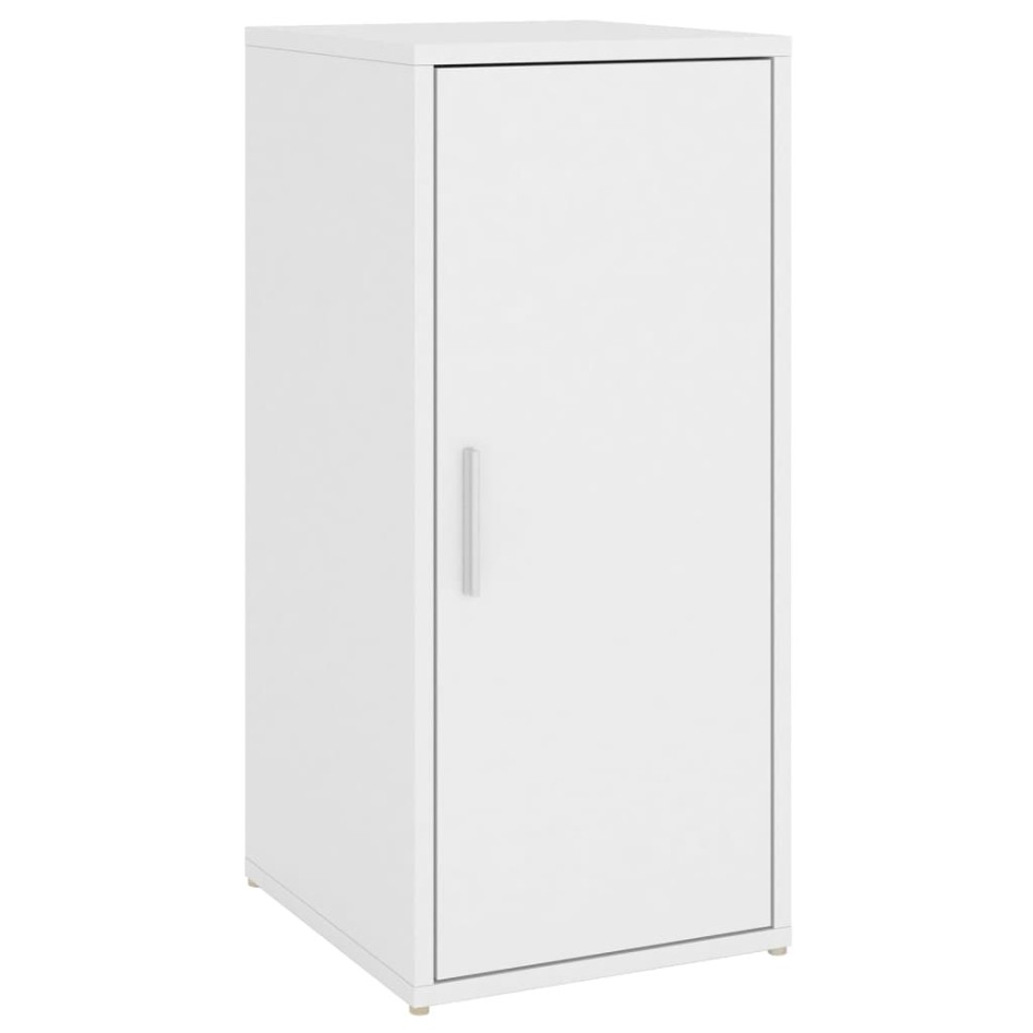 Mueble zapatero de aglomerado blanco 32x35x70
