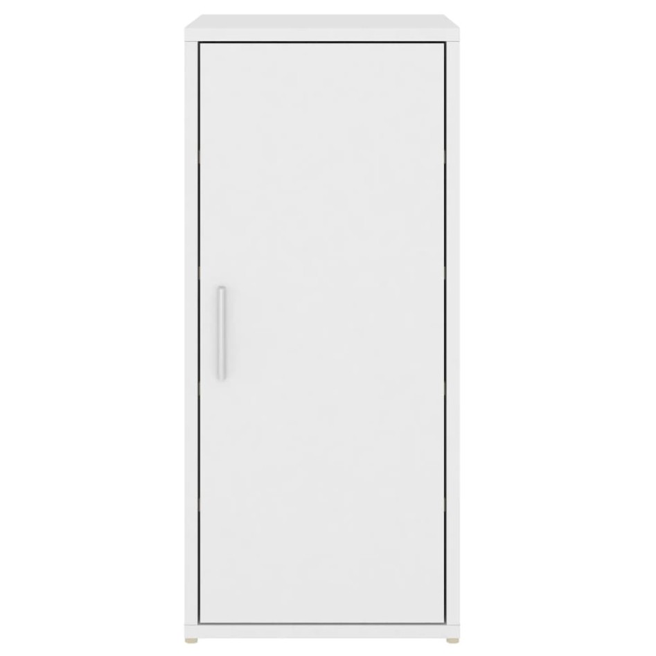 Mueble zapatero de aglomerado blanco 32x35x70