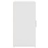 Mueble zapatero de aglomerado blanco 32x35x70