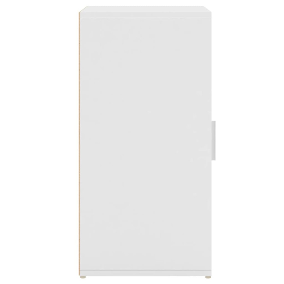 Mueble zapatero de aglomerado blanco 32x35x70
