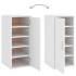 Mueble zapatero de aglomerado blanco 32x35x70