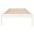 Estructura de cama individual pequeña sin colchón madera