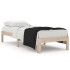 Estructura de cama individual sin colchón 75x190