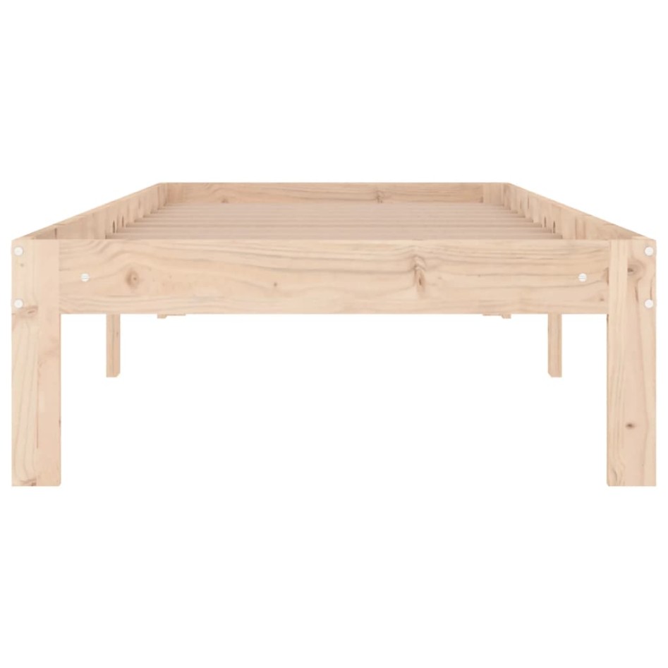 Estructura de cama individual sin colchón 75x190