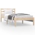 Estructura de cama individual sin colchón 75x190