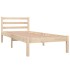 Estructura de cama individual sin colchón 75x190