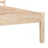 Estructura de cama individual sin colchón 75x190