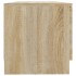 Mueble para TV 2 pzas madera contrachapada roble 80x35x36,5
