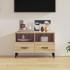 Mueble para TV madera contrachapada roble ahumado 80x36x50
