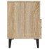 Mueble para TV madera contrachapada roble ahumado 80x36x50