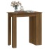Mesa alta con estante marrón roble 102x50x103,5