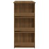 Mesa alta con estante marrón roble 102x50x103,5