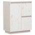 Aparador de madera maciza de pino blanco 60x34x75