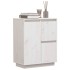 Aparador de madera maciza de pino blanco 60x34x75