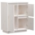 Aparador de madera maciza de pino blanco 60x34x75