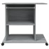 Escritorio de madera contrachapada gris Sonoma 80x50x75