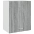 Armario colgante madera ingeniería gris Sonoma 50x31x60