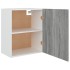 Armario colgante madera ingeniería gris Sonoma 50x31x60