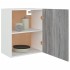 Armario colgante madera ingeniería gris Sonoma 50x31x60