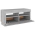 Mueble de TV con luces LED gris Sonoma 80x35x40