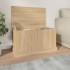 Baúl almacenaje madera contrachapada roble sonoma 70x40x38
