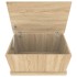 Baúl almacenaje madera contrachapada roble sonoma 70x40x38