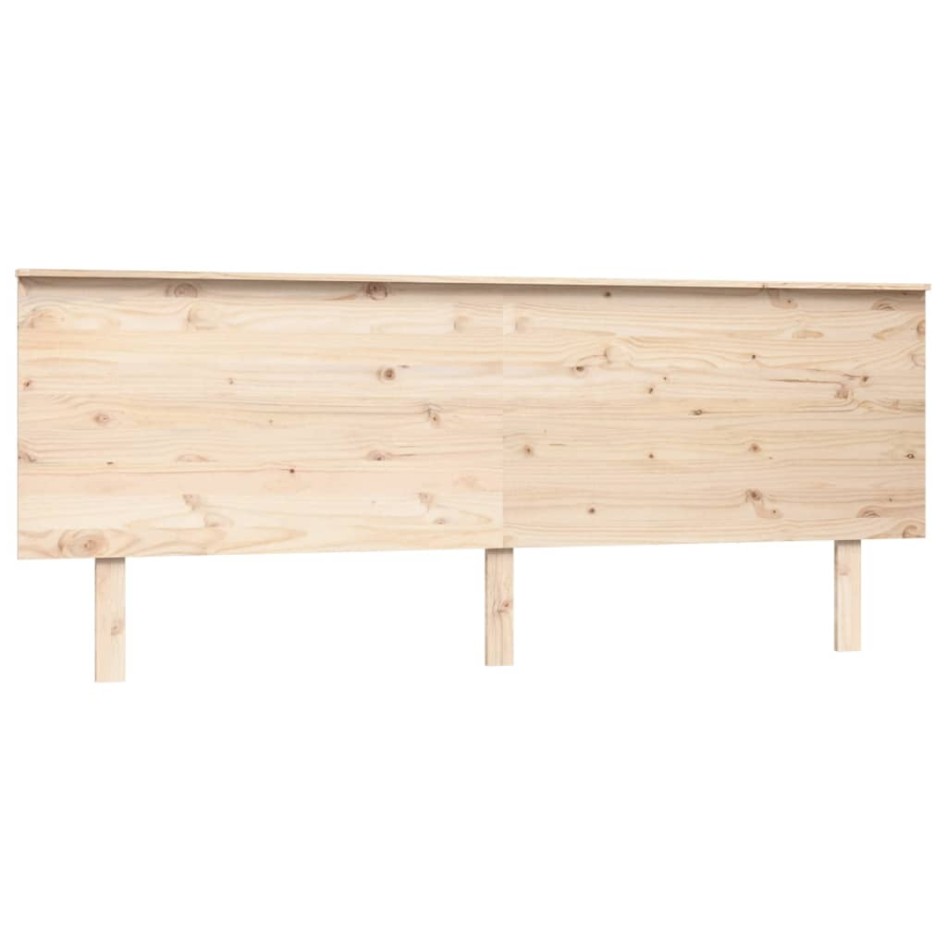 Cabecero de cama madera maciza de pino 204x6x82,5