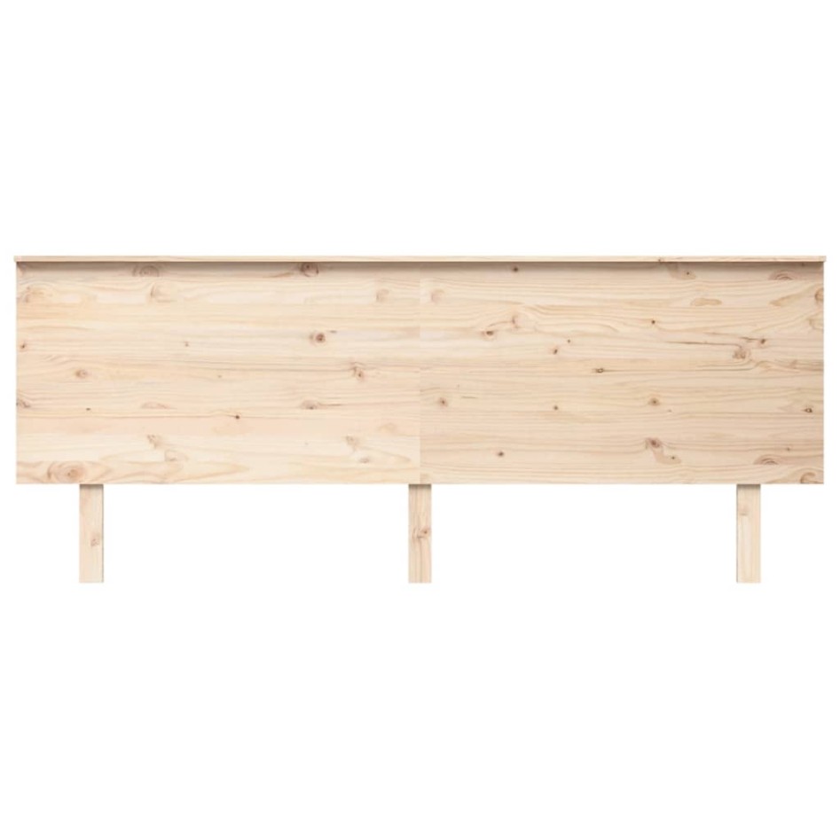 Cabecero de cama madera maciza de pino 204x6x82,5