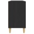 Armario para lavabo madera contrachapada negro 80x33x60