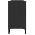 Armario para lavabo madera contrachapada negro 80x33x60