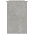 Escritorio con cajones contrachapada gris hormigón 102x50x76