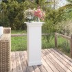 Soporte para plantas madera maciza de pino blanco 40x40x90 cm