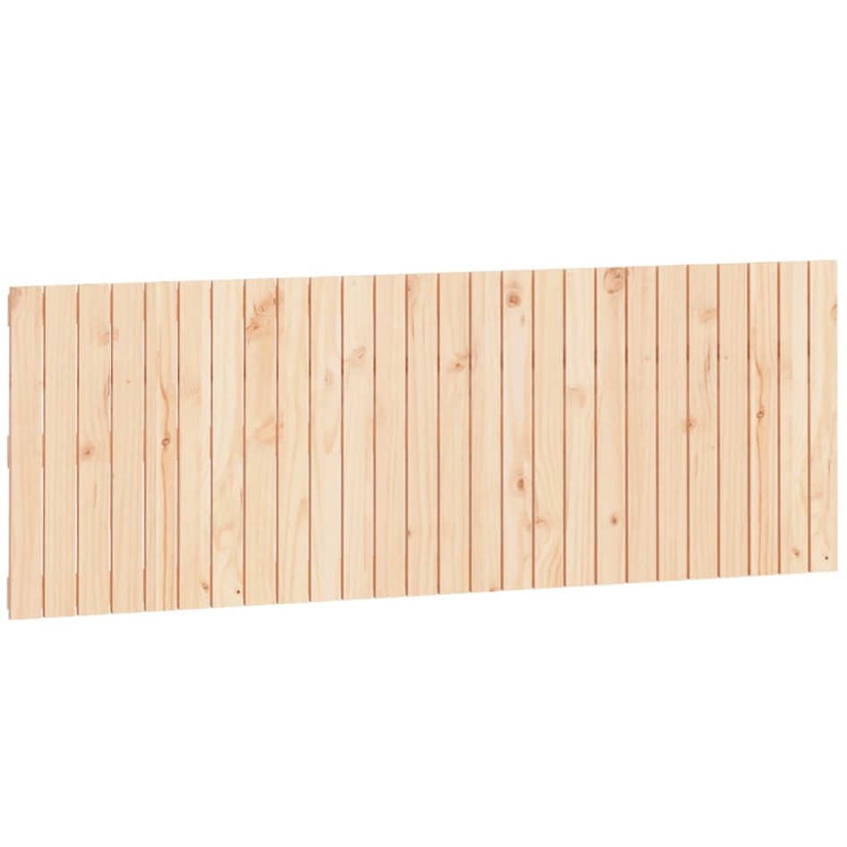 Cabecero de cama de pared madera maciza de pino 166x3x60