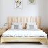 Cabecero de cama de pared madera maciza de pino 166x3x60