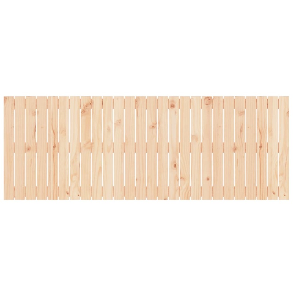 Cabecero de cama de pared madera maciza de pino 166x3x60