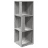 Mueble de esquina madera contrachapada gris Sonoma 33x33x100