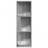 Mueble de esquina madera contrachapada gris Sonoma 33x33x100