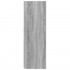 Mueble de esquina madera contrachapada gris Sonoma 33x33x100