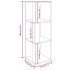 Mueble de esquina madera contrachapada gris Sonoma 33x33x100