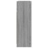 Armario y espejo baño contrachapada gris Sonoma 62,5x20,5x64