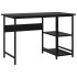 Escritorio para ordenador de MDF y metal negro 105x55x72