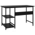 Escritorio para ordenador de MDF y metal negro 105x55x72