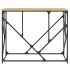 Mesa consola madera de ingeniería roble Sonoma 100x40x80