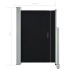 Toldo lateral retráctil para patio 120x300 cm