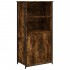 Aparador alto madera contrachapada roble ahumado 62x36x121,5