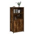 Aparador alto madera contrachapada roble ahumado 62x36x121,5
