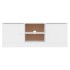 Mueble de TV ALTA madera maciza de pino blanco 112x35x41